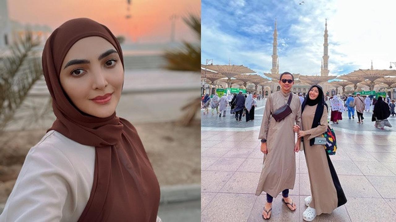 Sama-Sama Jalani Umrah, Ini 6 Momen Pertemuan Ashanty dan Ayu Dewi di Madinah