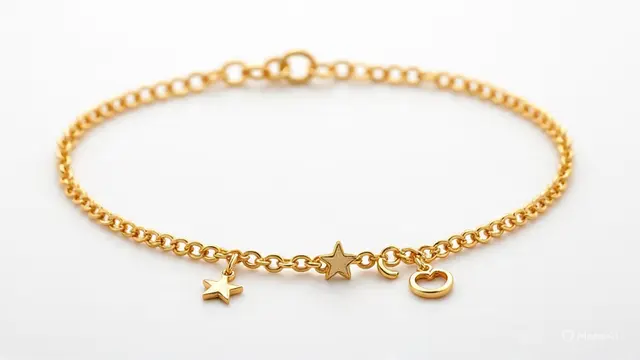 Model Gelang Emas Mini Charm 24K Terbaru