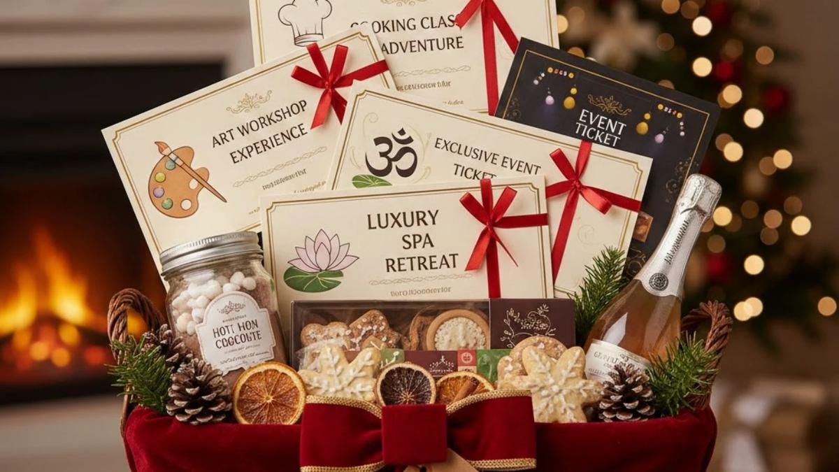 ilustrasi hampers natal