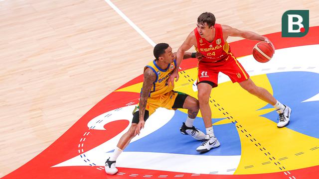 Foto: Dapat Perlawanan Sengit dari Brasil, Spanyol Sukses Puncaki Klasemen Sementara Grup G Piala Dunia FIBA 2023