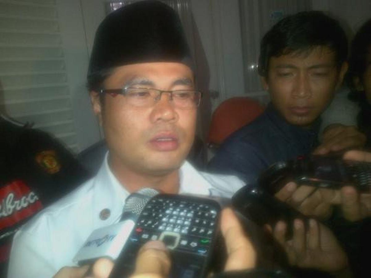 Ekspresi Aceng usai dipanggil Gubernur Jawa Barat