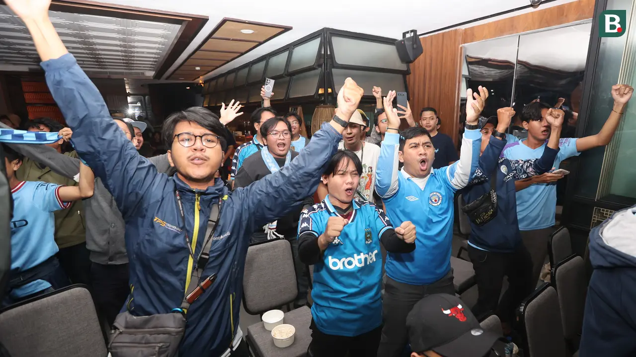 Roaring Night Manchester City vs Manchester United di Babahramu Dine & Bar Tangerang
