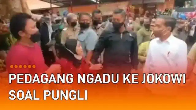 Video dua pedagang ngadu ke Presiden Joko Widodo saat kunjungan ke Bogor viral. Diketahui terjadi di Pasar Bogor pada Kamis (21/4/2022). Jokowi berhenti di depan kedua pedagang tersebut.