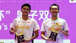 Juara China Open 2026, Fajar/Fikri Berharap Jadi Momentum Kebangkitan Ganda Putra Indonesia