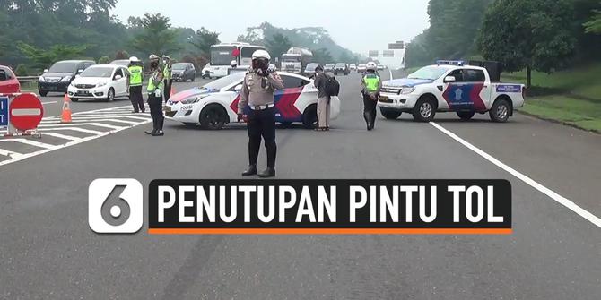 VIDEO: Cegah Kepadatan di Kota Bogor, Pintu Tol Ditutup