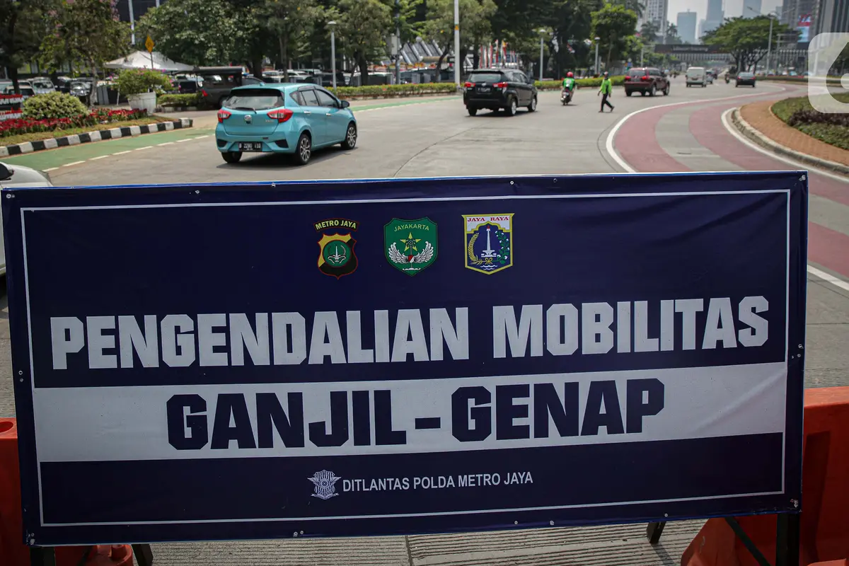 Ganjil-Genap Berlaku di Tiga Ruas Jalan Jakarta