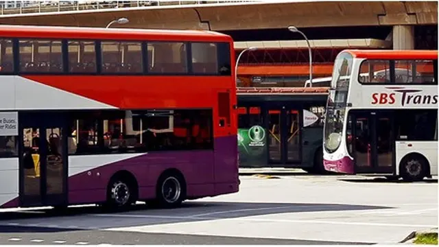 Bus SBS Transit Singapura