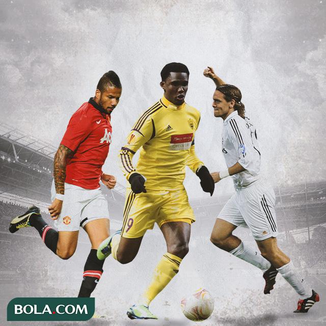 Ilustrasi - Bebe, Samuel Eto'o, Jonathan Woodgate