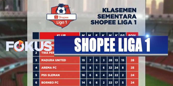 Bali United Duduki Puncak Klasemen Sementara di Shopee Liga 1