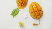 Mangga memiliki khasiat untuk menurunkan kolesterol, resep minuman dari briliofood ini dapat kamu coba (Foto: Unsplash.com/Avinash Kumar)