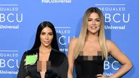 Kim Kardashian dan Khloe Kardashian. (AFP/Bintang.com)