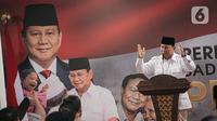 Ketua Umum Partai Gerindra Prabowo Subianto memberikan pidato saat meresmikan Kantor Badan Pemenangan Presiden Partai Gerindra di Jalan Letjen S Parman, Jakarta, Sabtu (7/1/2023). Prabowo berpesan kepada para kader untuk bekerja keras menghadapi Pemilihan Umum (Pemilu) 2024 yang akan digelar pada 14 Februari 2024 atau tinggal satu tahun lagi. (Liputan6.com/Faizal Fanani)