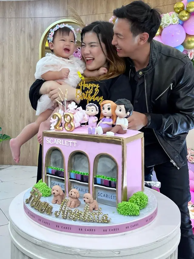 Potret perayaan ultah Felicya Angelista yang ke-28