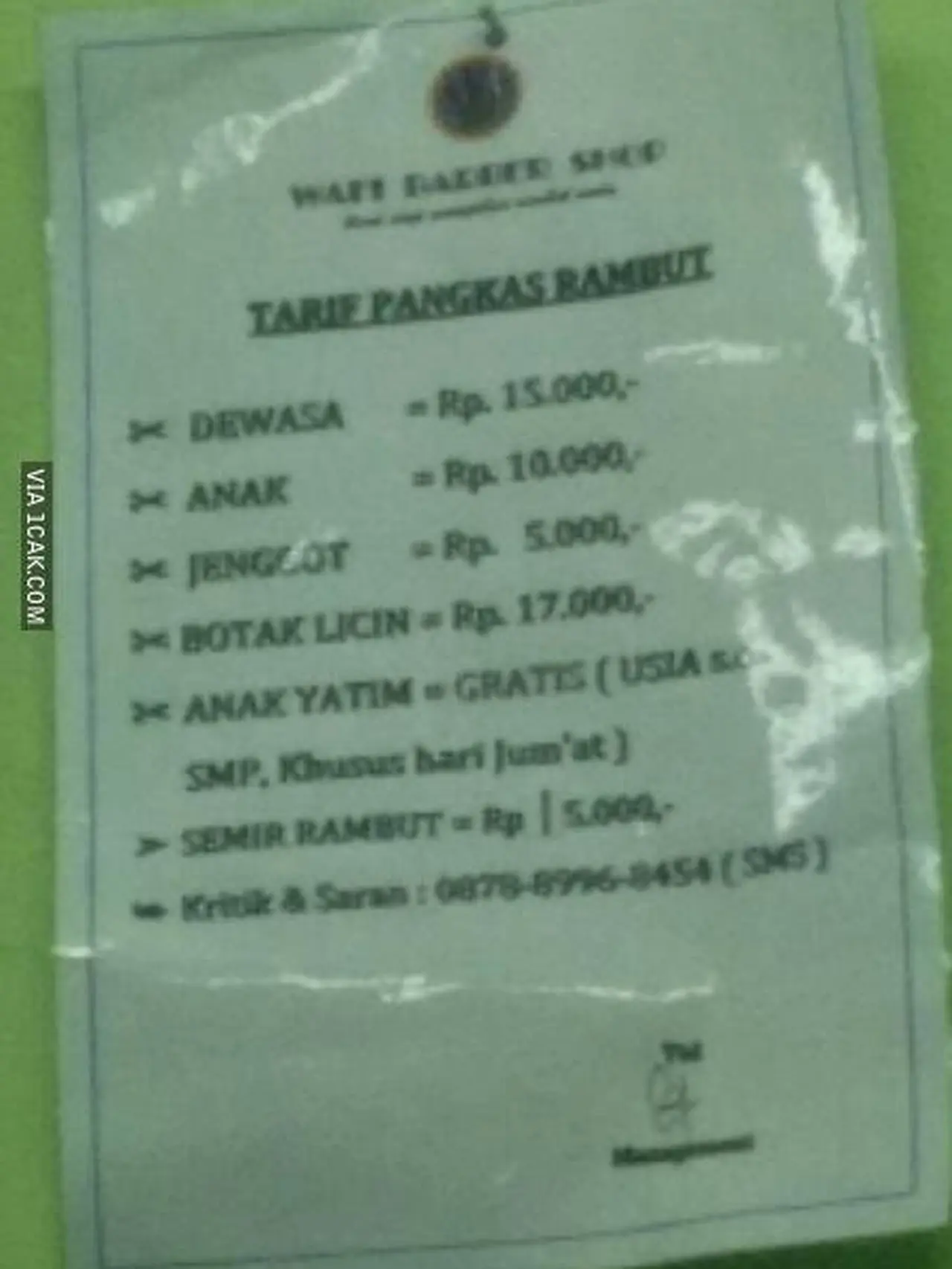 6 Tarif Potong Rambut Ini Bikin Geleng Kepala - Hot Liputan6.com