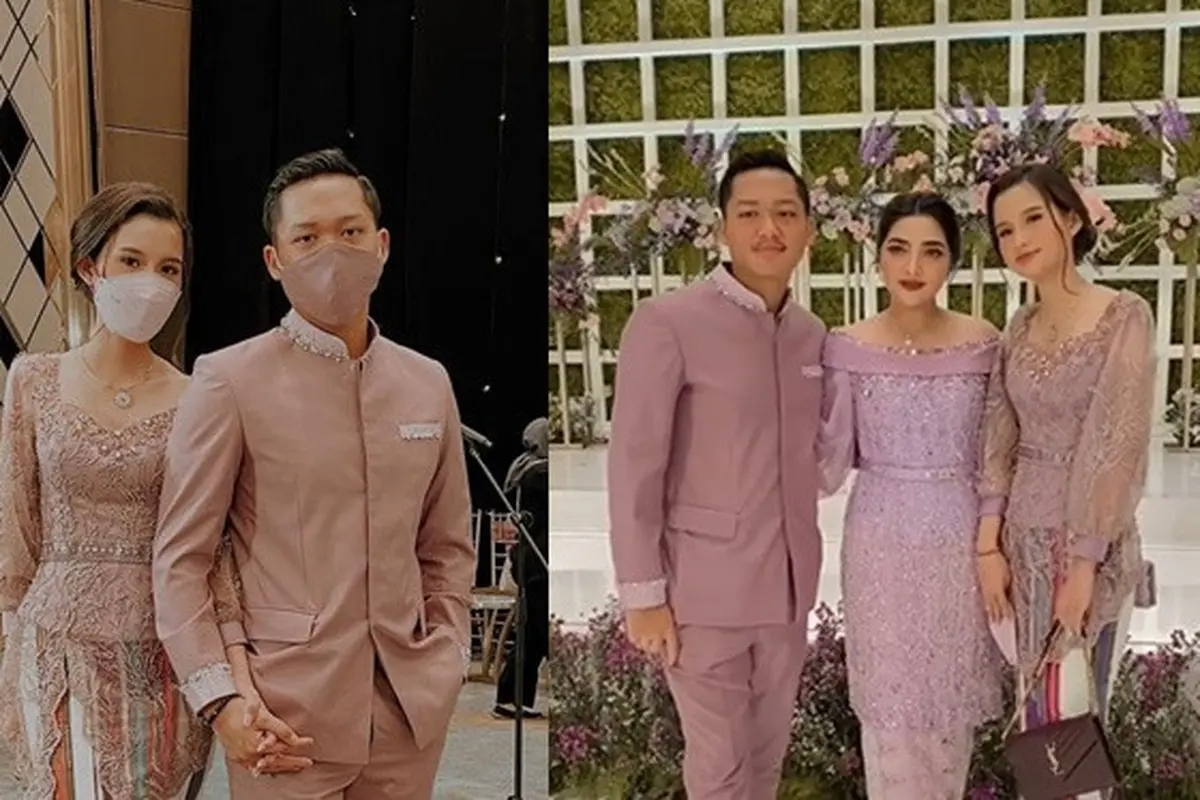 7 Potret Kebersamaan Azriel Hermansyah dengan Sarah Menzel dalam Lamaran Aurel