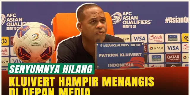 VIDEO: EKSKLUSIF! Patrick Kluivert Tahan Tangis Usai Gagal Membawa Timnas Indonesia ke Piala Dunia