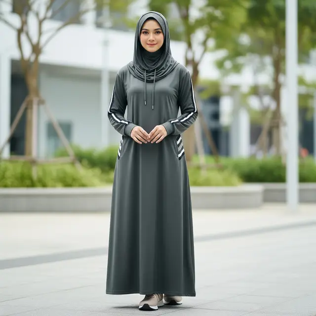 9 Model Gamis Praktis untuk Traveling Jauh, Tampil Modis dan Nyaman