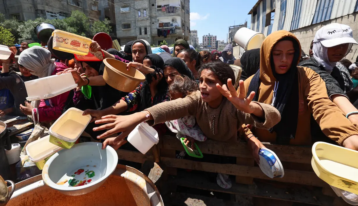 Program Pangan Dunia Perserikatan Bangsa-Bangsa (PBB) mengatakan pada minggu lalu bahwa persediaan makanan mereka telah menipis. (Eyad BABA/AFP)