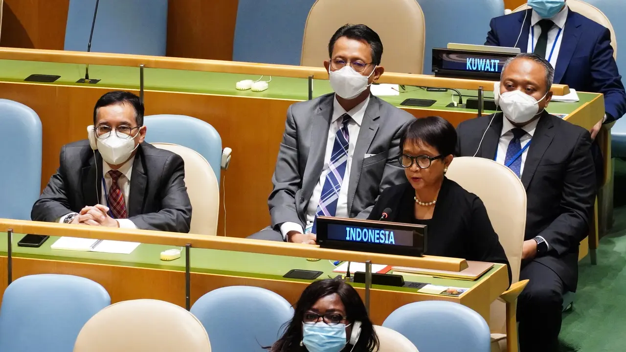 Menlu Retno Marsudi hadir dalam Sidang Majelis Umum PBB (UNGA) ke-76.