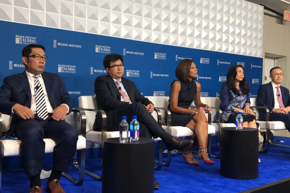 Ridwan Kamil jadi pembicara di  Konferensi Global di Los Angeles, Amerika Serikat. (Istimewa)