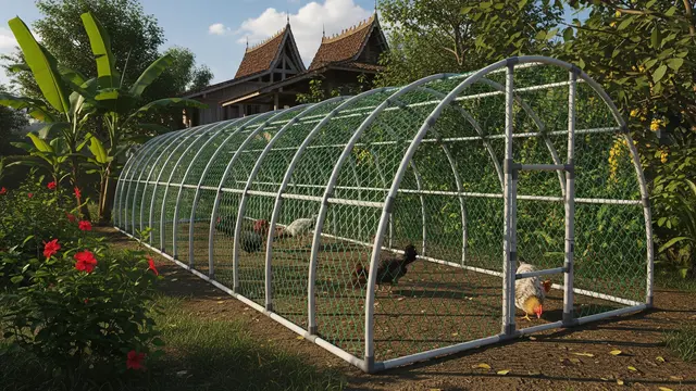 6 Inovasi Model Kandang Ayam Rangka Lengkung, Solusi Ekonomis untuk Peternak
