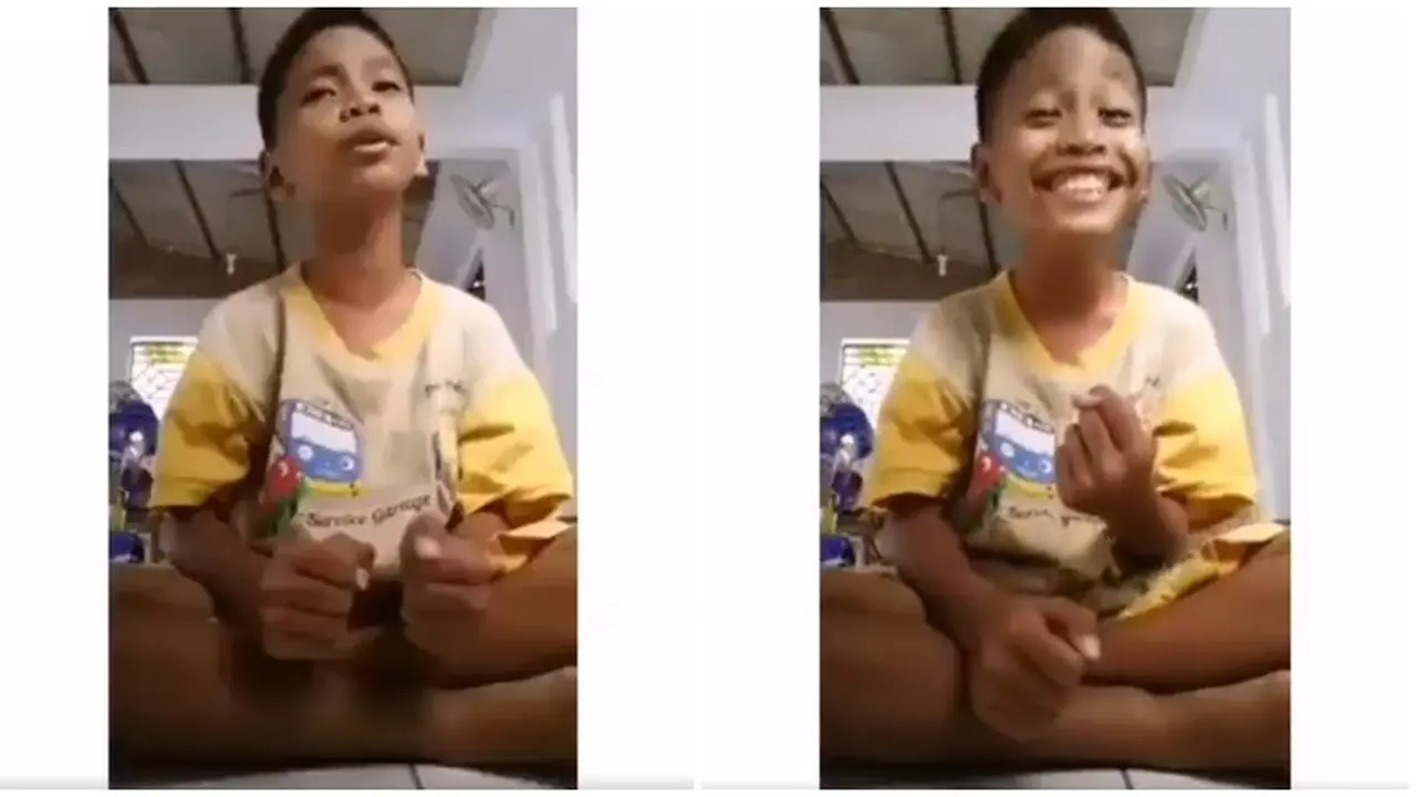 Bocah Ini Dimarahi Saat Lagi Asyik Bernyanyi, Alasannya Bikin Tertawa