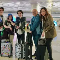 Momen liburan keluarga Maia Estianty (Sumber: Instagram/maiaestiantyreal)