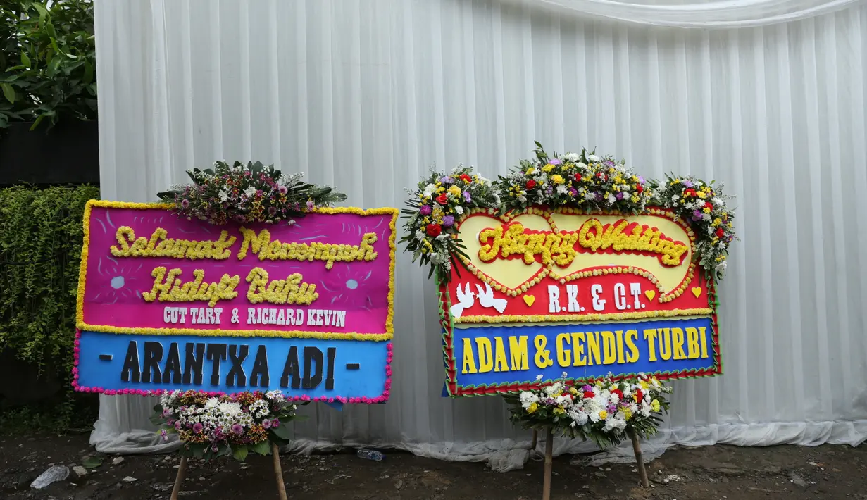 Suasana lokasi pernikahan Cut Tari (Daniel Kampua/Fimela.com)