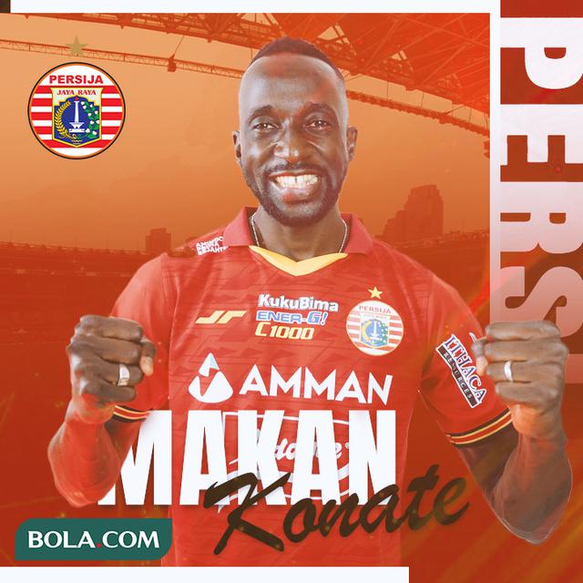 Persija Jakarta - Ilustrasi Makan Konate