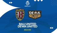 Bali United dan Dewa United. (Bola.com/Gregah Nurikhsani)