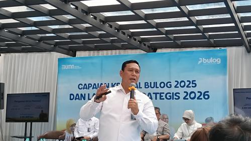 Direktur Utama Perum Bulog Ahmad Rizal Ramdhani