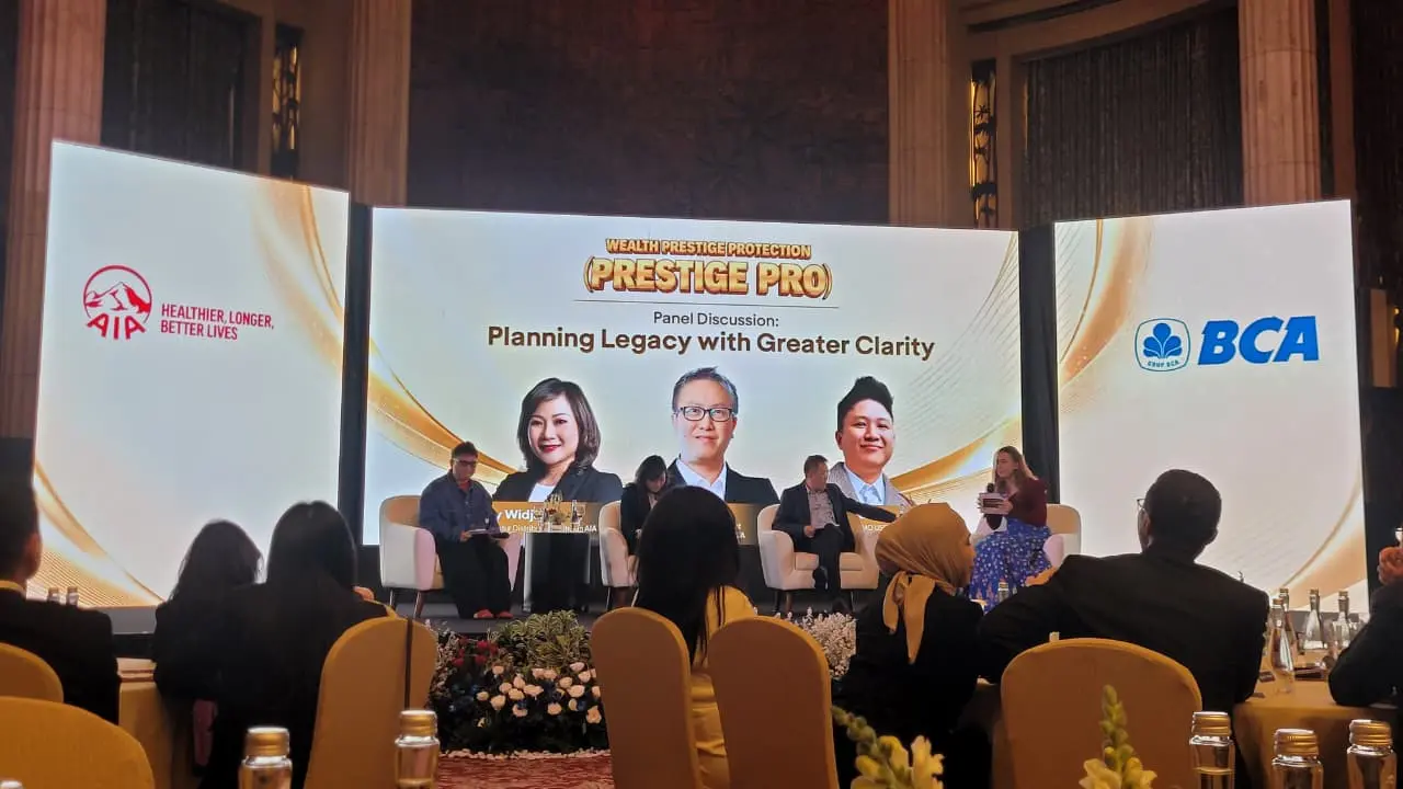 BCA dan AIA menghadirkan solusi proteksi jiwa berdenominasi Dolar AS guna mempermudah proses pewarisan aset. (Liputan6.com/Drey)