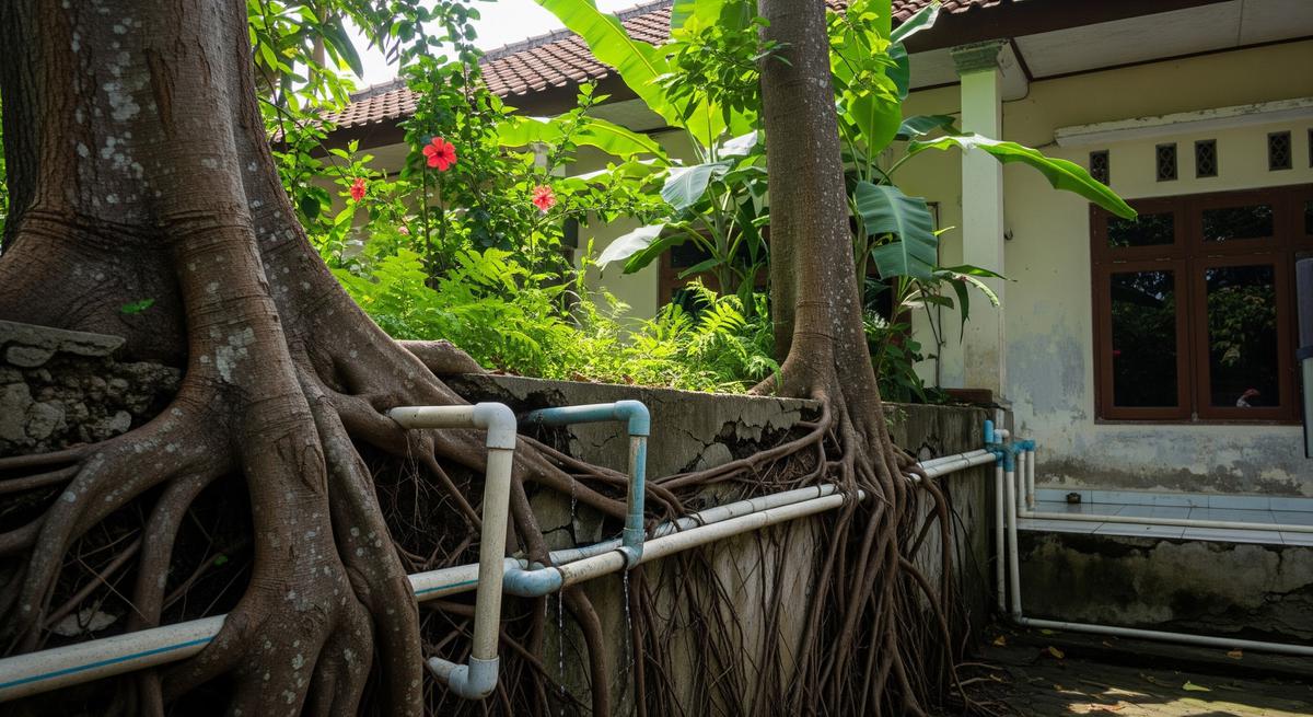 3 Cara Mencegah Akar Pohon Merusak Pipa Rumah Sebelum Terlambat