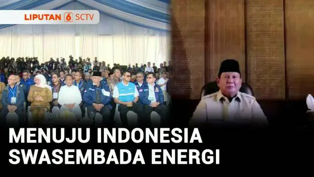 VIDEO: Prabowo Resmikan Pembangunan dan Pengoperasian Energi Terbarukan di 15 Provinsi