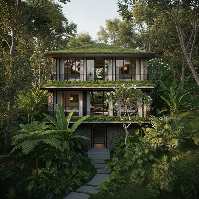 Desain Rumah Kecil agar Tidak Terlihat dari Luar Tanpa Pagar Tinggi