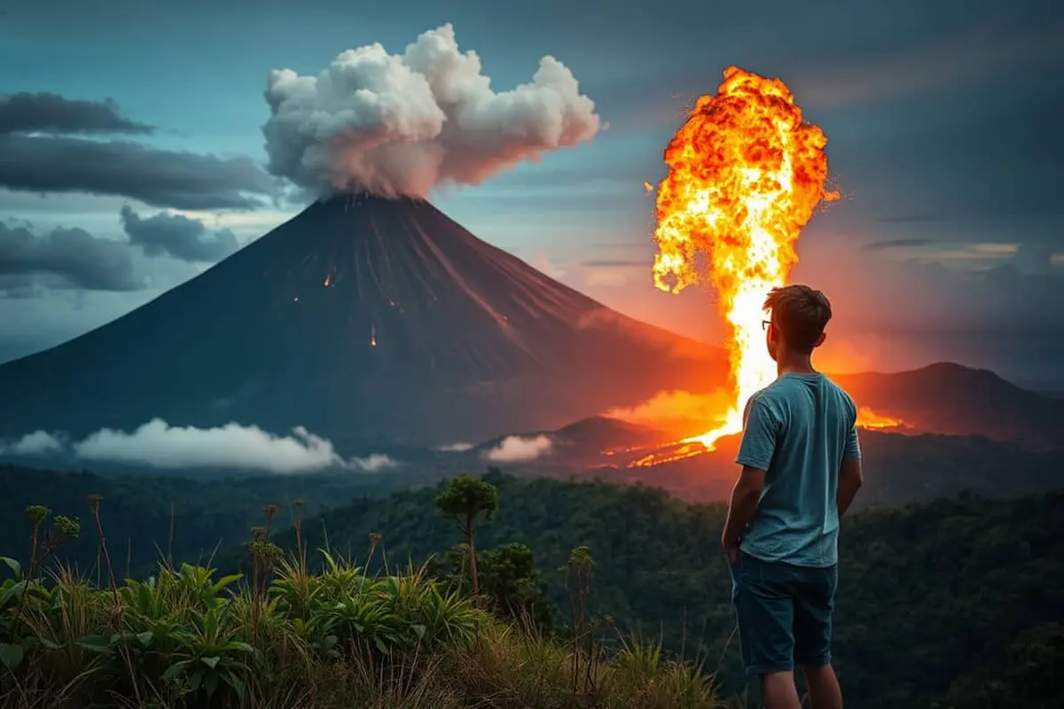 mimpi melihat gunung meletus menurut islam