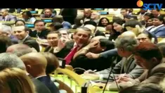 Salah satu fokus Indonesia adalah memperkuat perdamaian dunia dan penyelesaian konflik dengan cara dialog.