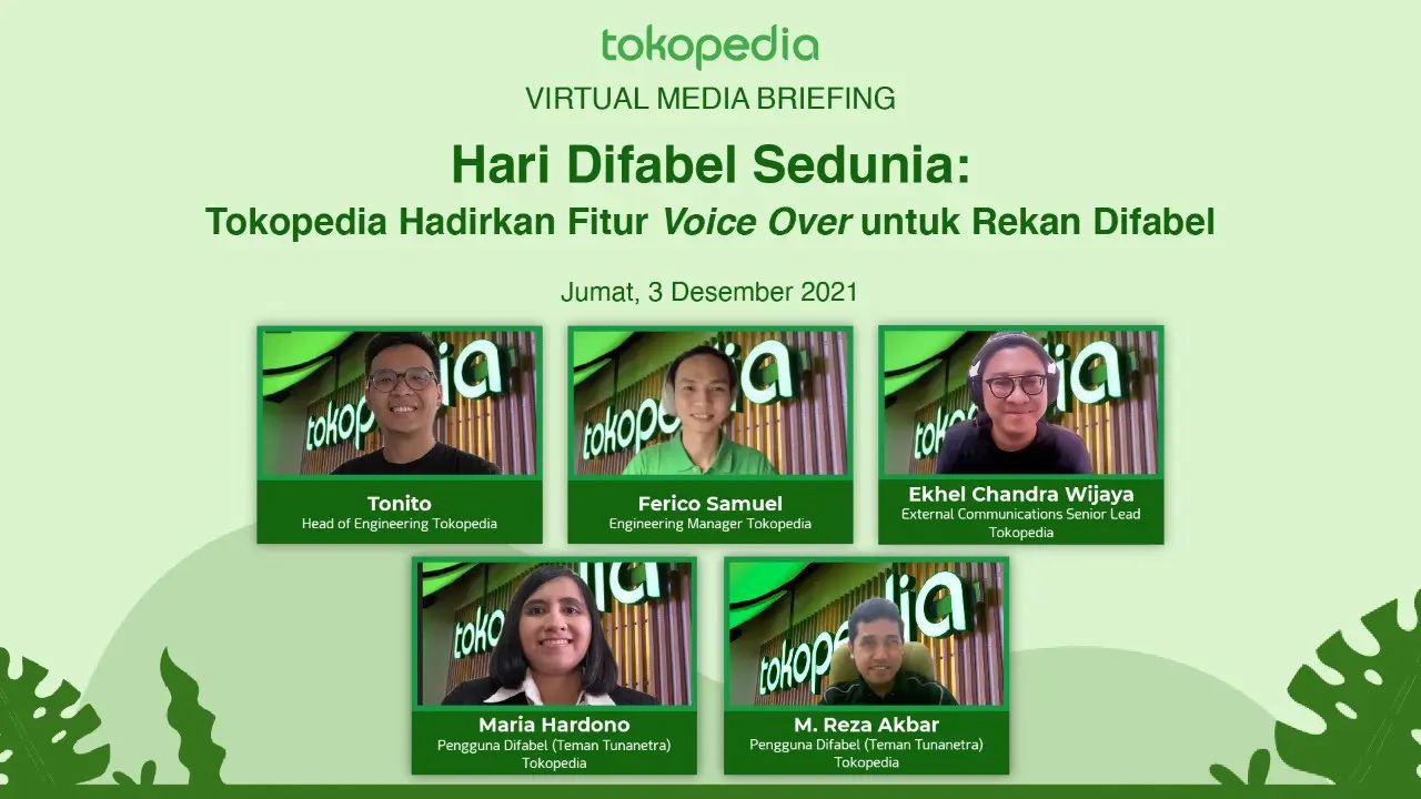 Semakin Mudah Digunakan, Tokopedia Luncurkan Fitur Voice Over yang Ramah Difabel Khususnya Tunanetra
