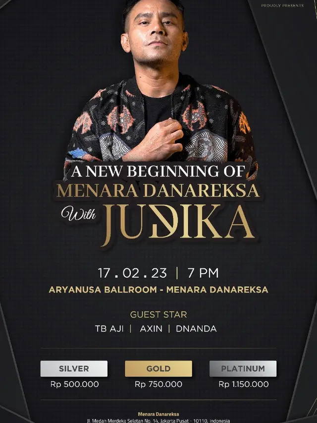 Konser bertajukA New Beginning of Menara Danareksa with Judika.