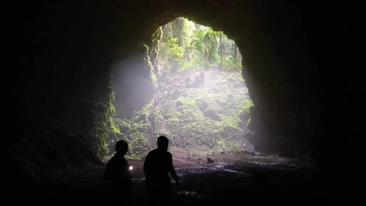 Pintu masuk goa Jomblang