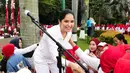 Sebagai ketua Yayasan Jantung Indonesia, Annisa Pohan gencar dorong gaya hidup sehat. Salah satunya dengan ikut yang diselenggarakan komunitas di Jakarta Timus [@annisayudhoyono]