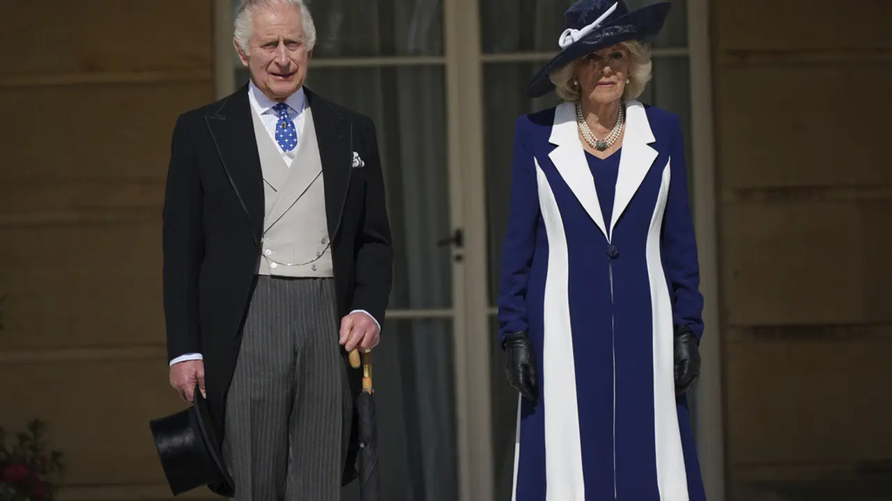 Raja Charles III dan Ratu Camilla. (Yui Mok/Pool via AP)
