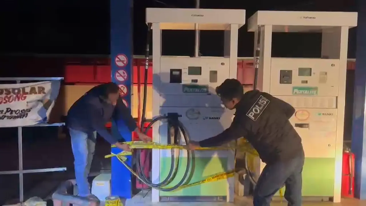 Viral Dugaan Penimbunan Pertalite di SPBU Lampung Barat, Pengelola Jadi Tersangka