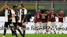 Juventus kalah 2-4 dari AC Milan pada lanjutan Serie A di Stadion San Siro, Rabu (8/7/2020) dini hari WIB. (AFP/Miguel Medina)