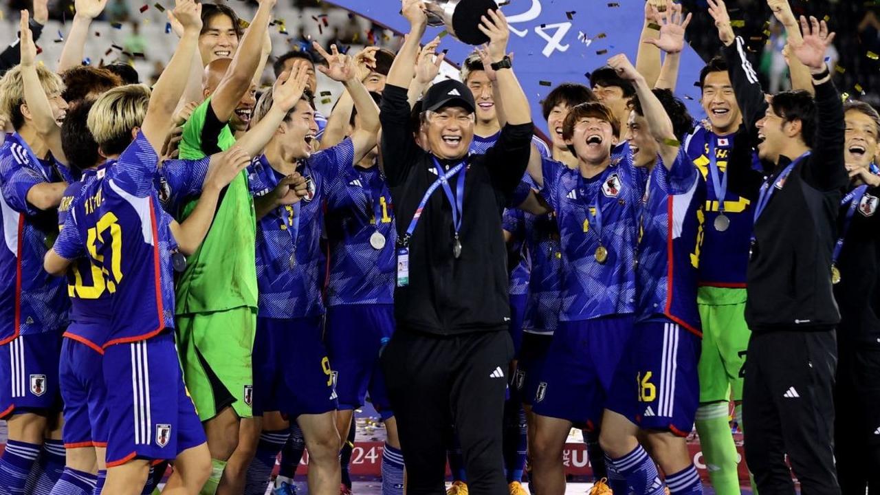 Kemenangan ini merupakan gelar kedua bagi Timnas Jepang U-23 setelah sebelumnya menjadi juara pada tahun 2016. Foto: REUTERS / Ibraheem Al Omari