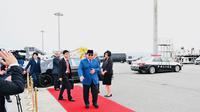 Presiden Prabowo Subianto meninggalkan Osaka, Jepang menuju New York, Amerika Serikat, pada Sabtu (20/9/2025). (Dok. Istimewa)