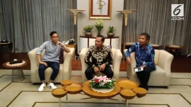 Agus Harimurti Yudhoyono (AHY) bertemu Presiden Joko Widodo atau Jokowi di Istana Merdeka, Jakarta Pusat.
