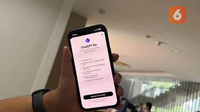 ChatGPT Go. Liputan6.com/Iskandar
