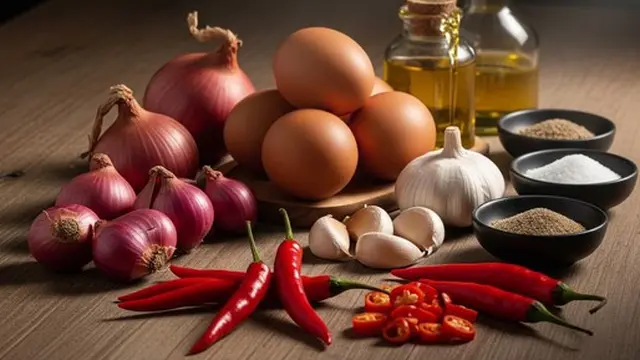 Resep Oseng Bawang Telur (AI Generated)