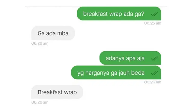6 Chat Balasan Ojol Ini Singkat dan Tidak Jelas, Bikin Tepuk Jidat
